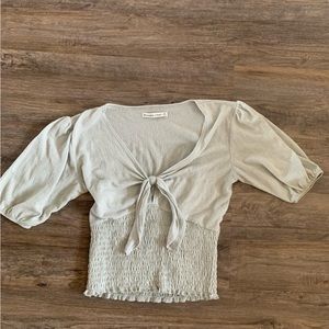 Abercrombie and Fitch scrunch top